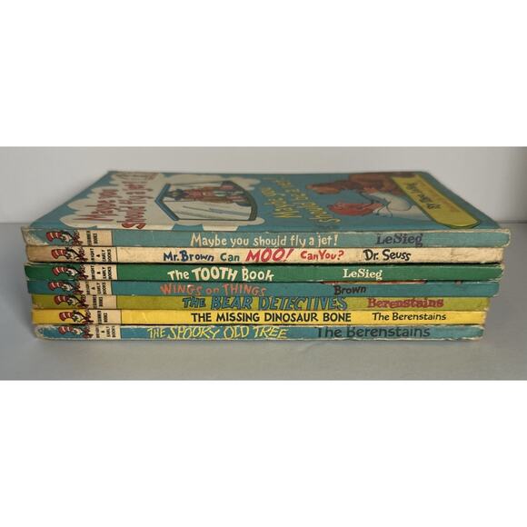 Lot of 7 Vintage 1958-1970 Dr. Seuss Book Club Edition Books - Picture 1 of 15